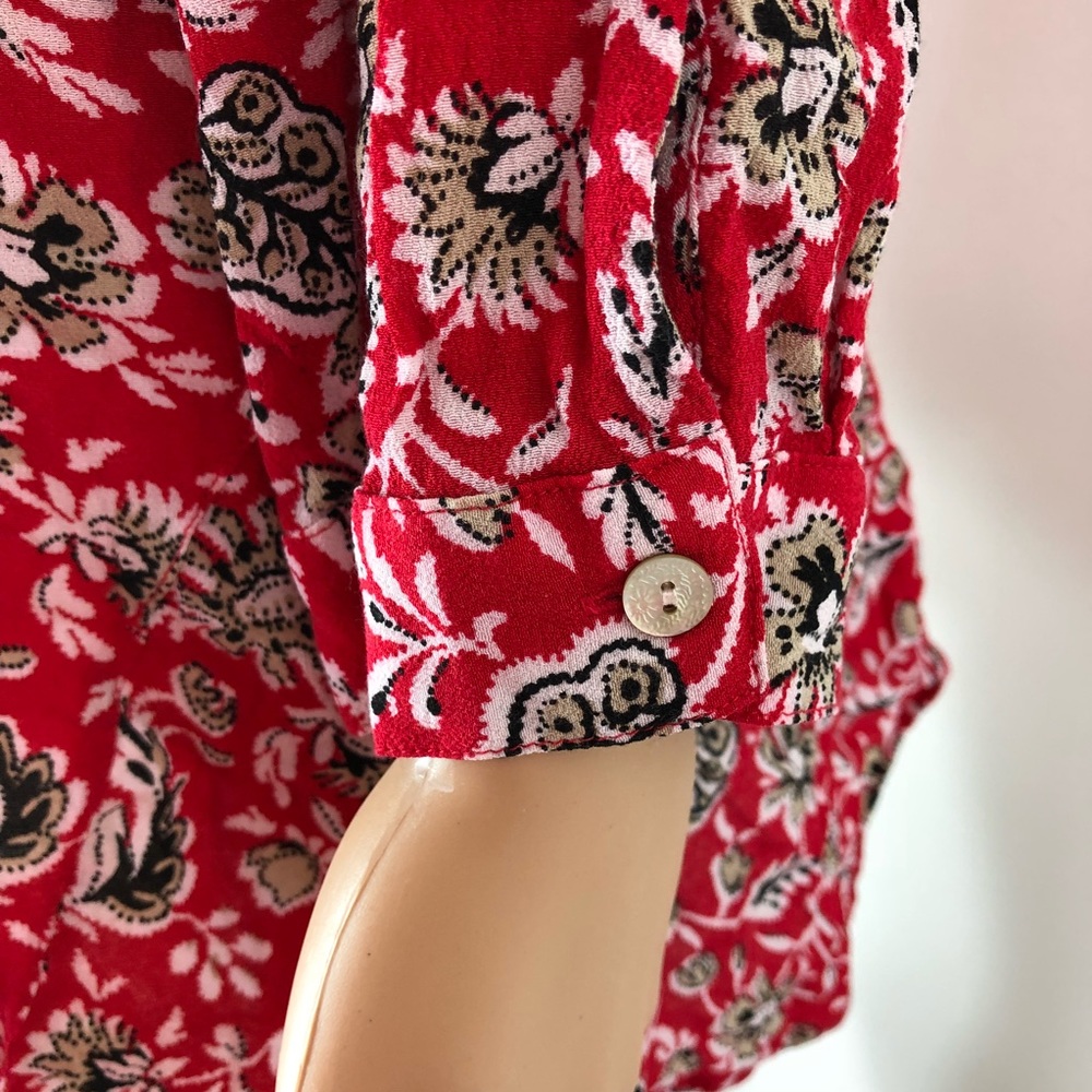 J. Jill pink long sleeve with collar XL (#25) - Picture 4 of 8